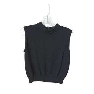 St. John Collection Vintage Knit Mock Neck Tank Top Size Small